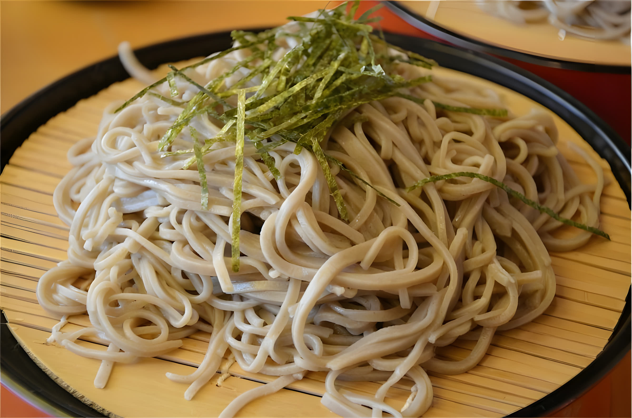 開田高原の名物、手打ちそば